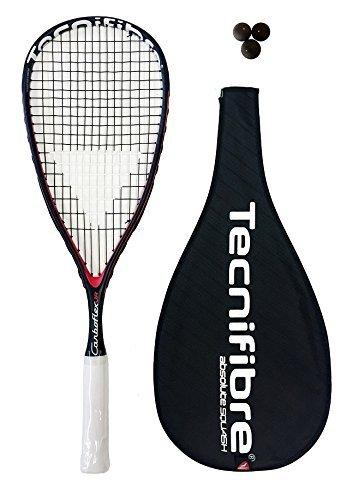 Tecnifibre Carboflex Junior Raquette De Squash + Balles De 3 Squash