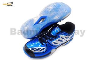 Apacs Cushion Power Pro ZZ 100 Blue Badminton Shoes With Transparent Outsole and