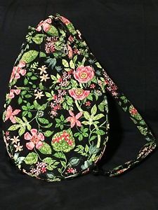 Vera Bradley Sling Tennis Backpack Racquet Cover Retired "Botanica" Excellent