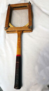 Vintage Wooden Tennis Racquet - Alice Marble- Signed, Autographed Slazengers