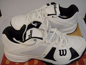 New in Box Wilson Rush Open Tennis Shoe Sneakers Size 9 White Black