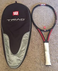 WILSON TRIAD HAMMER 5.0 OVERSIZE 110 TENNIS RACKET GRIP 4 3/8