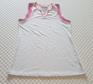 Head Athletic Sleeveless Tennis Tank Top Shirt White Women's size Medium New