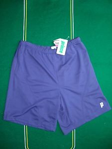 Prince 472273 Men's Performance Tour Short 2 Blue L NEW NWT