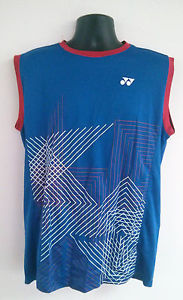 Yonex Men Badminton Tank Sleeveless Shirt LARGE NEW #12065EX