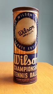 Vintage Wilson Championship Tennis Balls  Can