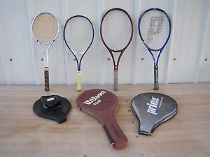 Tennis Racquet Lot of 4