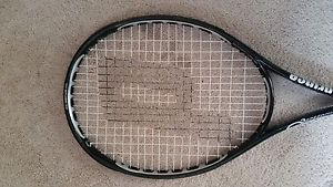 2 Prince O3 Speedport Tennis Racquets 4 3/8 w/Technifibre NRG 17