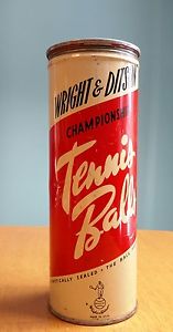 Vintage Wright & Ditson Championship Tennis Balls  Can