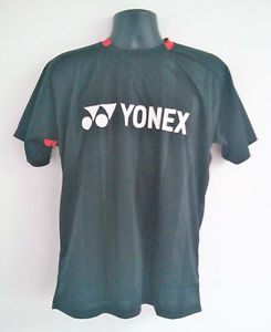 Yonex Men Badminton Shirt Black Medium NEW #U5201EX