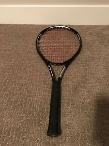 PRINCE o3 SPEED PORT BLACK LB LONGBODY MIDPLUS 100" TENNIS RACQUET 4in Grip