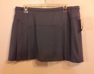 Bolle Womens Green Pleated Athletic Tennis Running Yoga Sports Skort Size XL