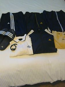 Adidas Men's Tennis warm up and other items.