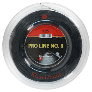 Kirschbaum Pro Line II Reel 660'/200m New Black Soft Poly Free USA Shipping