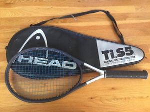 HEAD TI.S5 TITANIUM TENNIS RACKET POWER LIGHT S5 Comes With Case