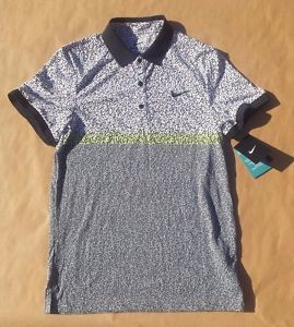 Nike Men’s ‘Dri-FIT Touch’ Splatter Print Tennis Tenis Polo SIZE S Nadal Federer