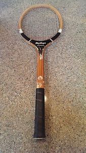 VTG 1960s MACGREGOR SPEEDWOOD TENNIS RACQUET FIBRE WELDED THROAT GUC!