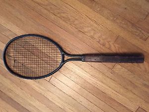 Antique Vintage 1920s Dayton Steel and Wood Tennis Racket