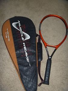 New Dunlop Muscle Weave Vision 110 oversize rare Tennis Racquet 4 5/8 Grip