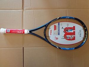 New Wilson Ultra 103S Spin 16x15 Pattern 10.2oz 4 1/4 handle size Tennis Racquet