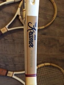 4 Vintage Tennis Rackets - Jack Kramer Autograph (Graphite Limited Ed.)