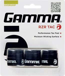 Gamma Sports RZR Tac Overgrip Tour 15 Pack - Black