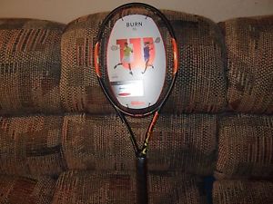 WILSON TENNIS RACKET. BURN 95.   4  3/8. NEW.