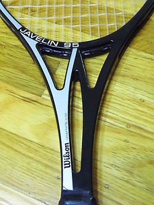 NEW STRINGS RARE Vintage Wilson Javelin Split Throat Racket 4 1/2