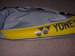 YONEX Club Series 6 Pack Tennis Racquet Bag Gray Yellow