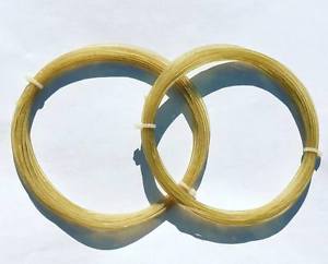 4 SETS 16G VERSION 2 100% PREMIUM NATURAL GUT TENNIS RACQUET STRING NATURALCOLOR
