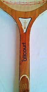 Rare Vintage 70's Penn All-Court Wood Wooden Tennis Racquet Racket
