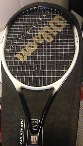 Wilson Dual Taper Beam Hammer System 6.2 Tennis Racket Racquet With Bag 95 sq in