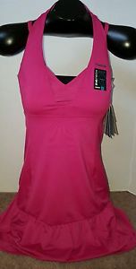 Womens Reebox tennis dress, size S, pink, slim fit, NWT