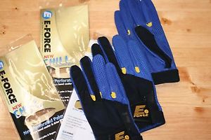 E-Force EForce E Force Racquetball Gloves CHILL BLUE COLOR  3-GLOVE RIGHT MEDIUM