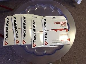 5 Sets Tecnifibre Pro Red Code 16g
