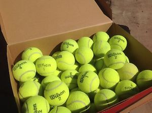 30 High Quality Still Playable Used Tennis Balls- Penn, Great Color, Bounce