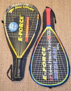 E Force Bedlam Radium 22" Racquetball Racquets: Lot of 2