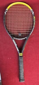 Wilson Hyper Hammer 6.3 Tennis 110 oversize Racket Racquet 4 1/4 grip stretch