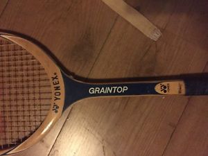 yonex wood tennis racket original vintage see photo