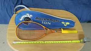 Used Orange Black Knight Ion Storm Squash Racquet Used W/ Case - Frame Damage US