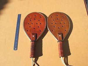 Wooden Paddle Ball Racquets