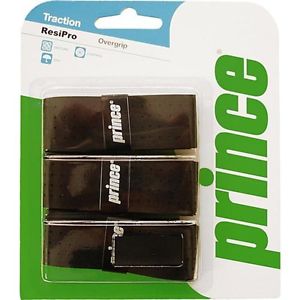 **NEW** LOT OF 3 THREE PACKS PRINCE RESIPRO OVERGRIP (BLACK) 9 GRIPS TOTAL