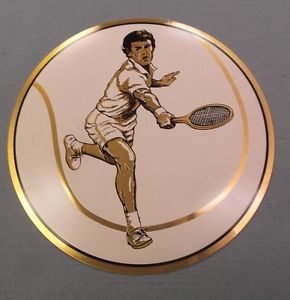 trophy parts lot of 39 male tennis 5 1/4 diameter alum domed insert plaque