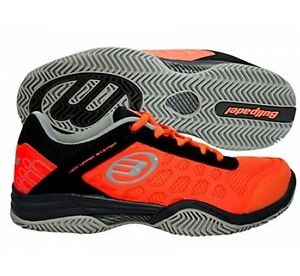 Ultimas!! ZAPATILLAS PADEL BULLPADEL BARETA NARANJA NUEVA tenis squash pala