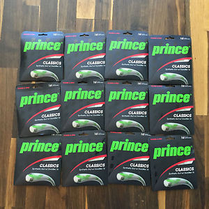 12 sets of Prince Synthetic Gut w/ Duraflex 16g Tennis String PURPLE *FREE SHIP*