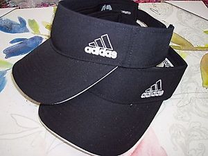 Adidas Black & White Sport Visor-Set of 2