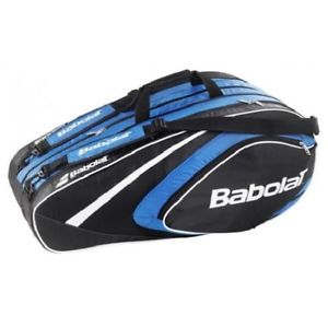 Babolat Club Line Tennis Racquet Holder Back Pack Bag 12 Blue Free Shipping New