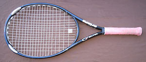 PRINCE O3 SILVER TRIPLE THREAT TENNIS RAQUET - 1600 POWER RATING - GREAT SHAPE