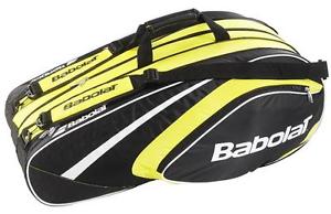 Babolat Club Line Tennis Racquet Holder Back Pack Bag 12 Yellow Free Shipping