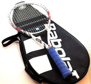 R Garros Babolat Contact French Open Tennis Racquet 4 1/4  With Babolat Bag Case